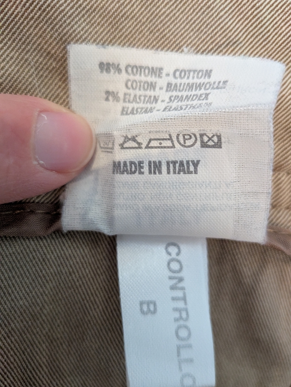 Brunello Cucenilli Gunex Straight Leg Cropped Tan Trousers Pants Women's Size 8 - Picture 15 of 15